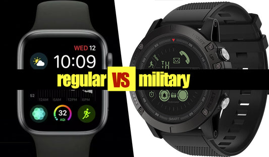 Regular Smartwatch vs Military Smartwatch